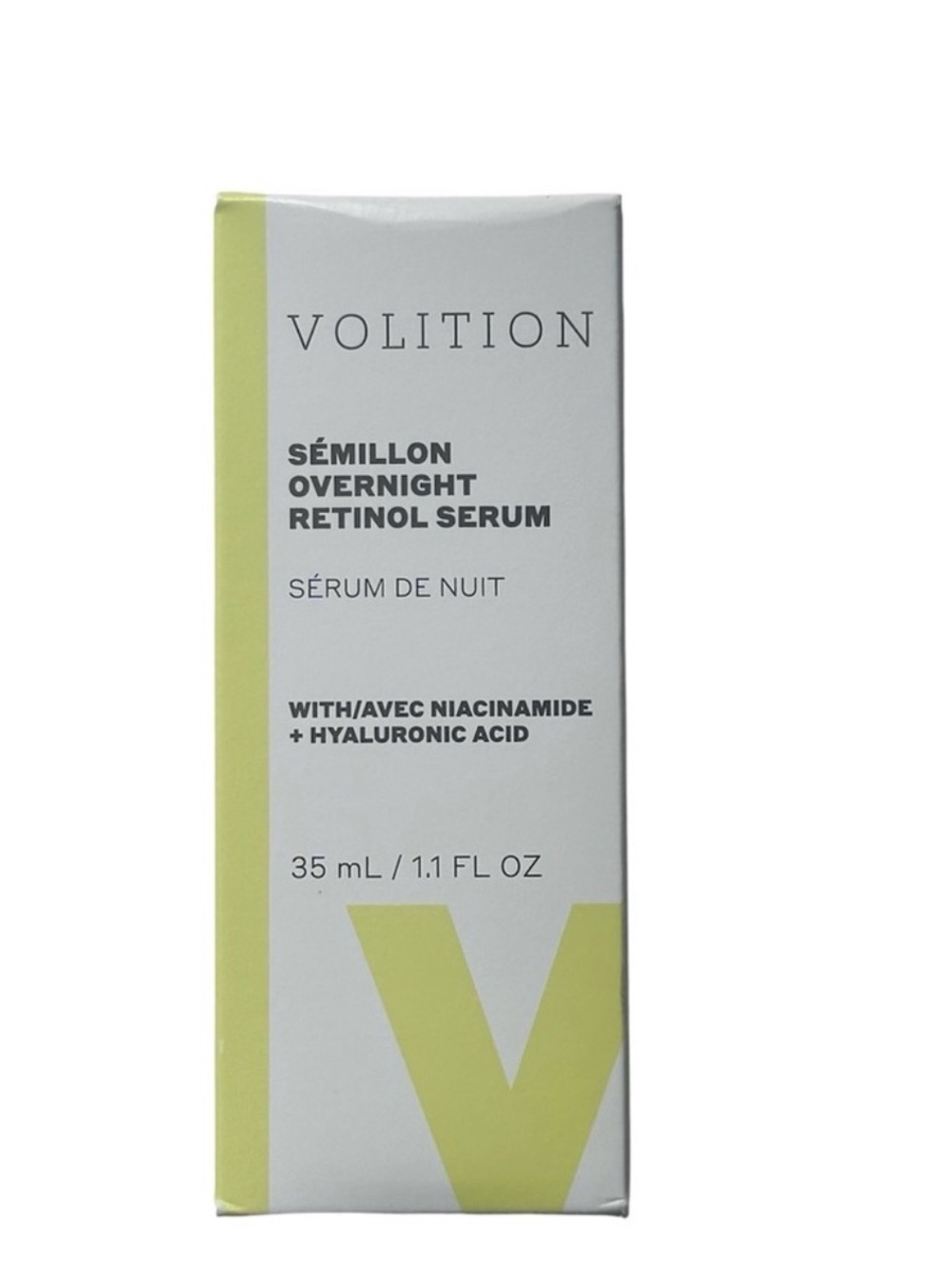 Volition Sémillon Overnight Retinol Serum - Yellow